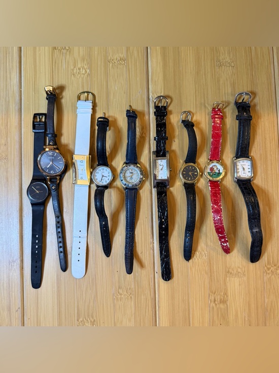 Seiko Accessories - Designer Ladies Watch 9-Piece Lot - Seiko, Swatch, Bulova, etc - Parts/Repair